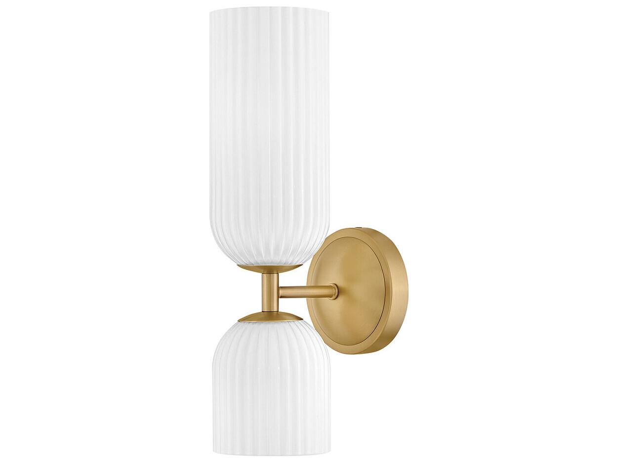 Hinkley Ava 2-Light Lacquered Brass Wall Sconce