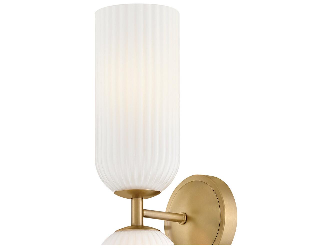 Hinkley Ava 2-Light Lacquered Brass Wall Sconce