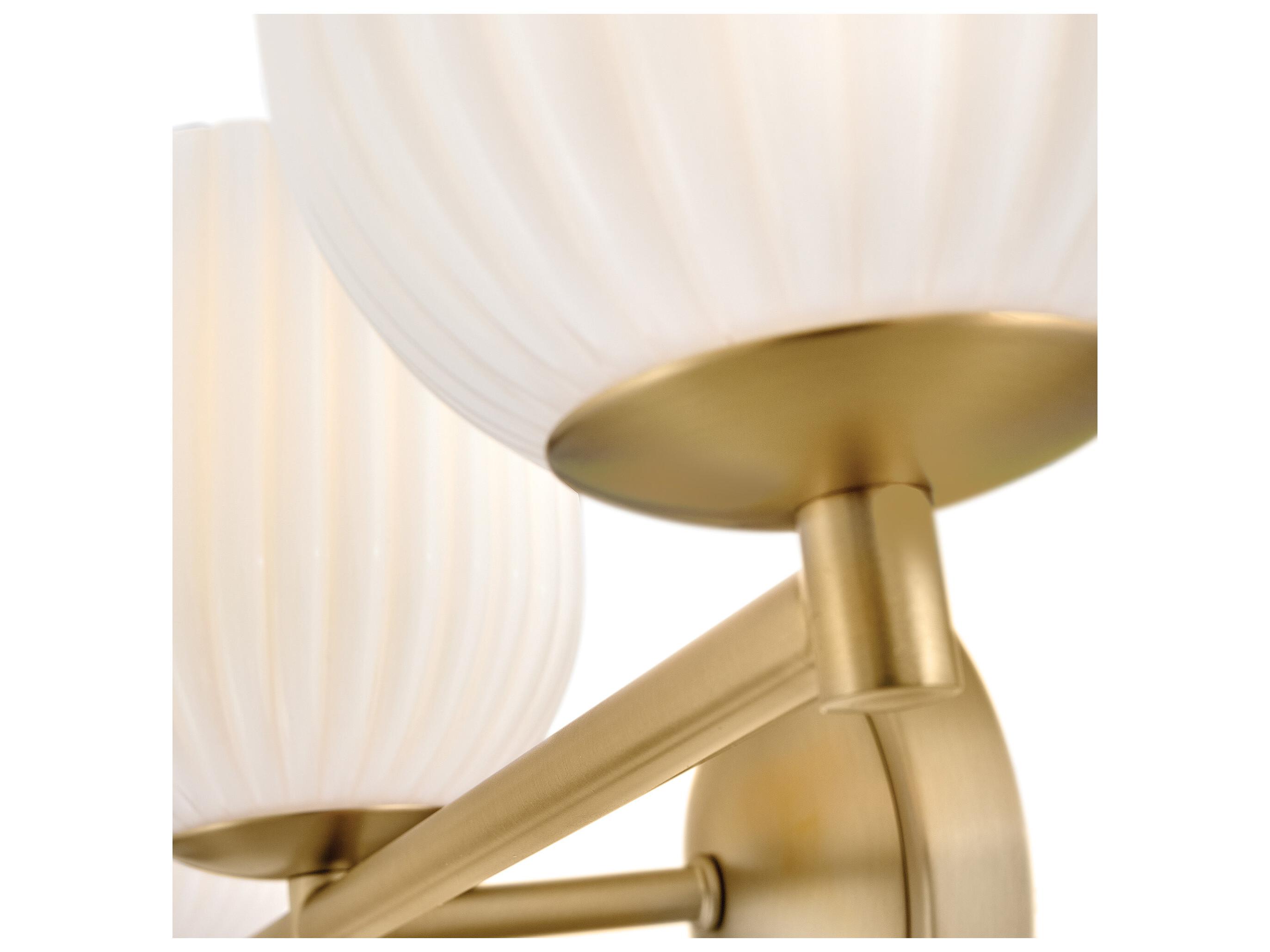 Hinkley Ava 3-Light Lacquered Brass Vanity Light