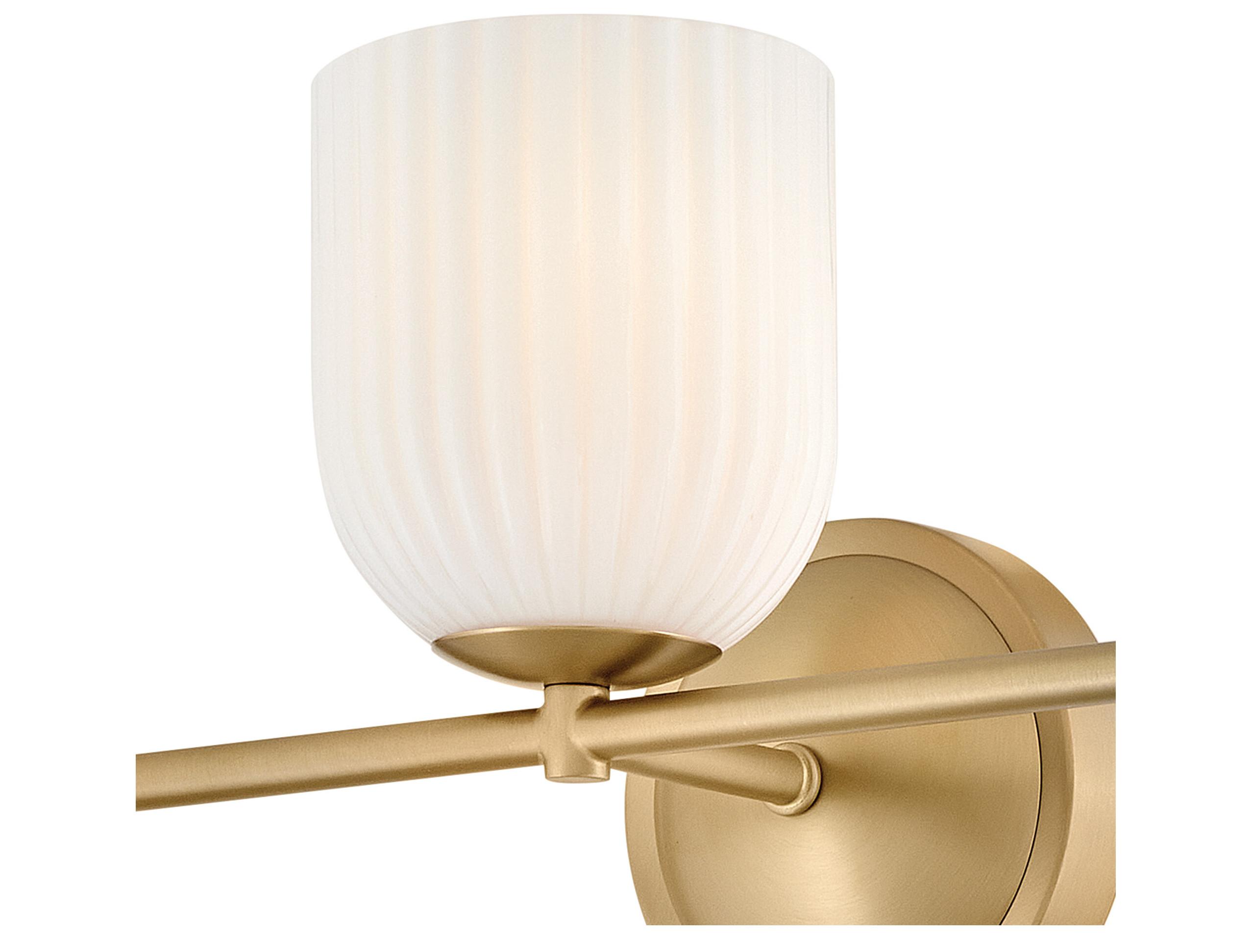 Hinkley Ava 3-Light Lacquered Brass Vanity Light