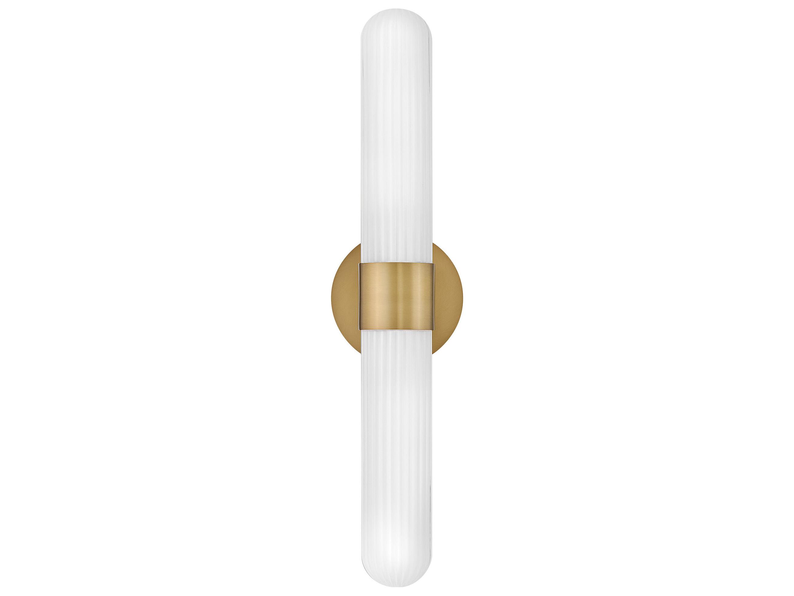 Hinkley Nina 2-Light Lacquered Brass Wall Sconce