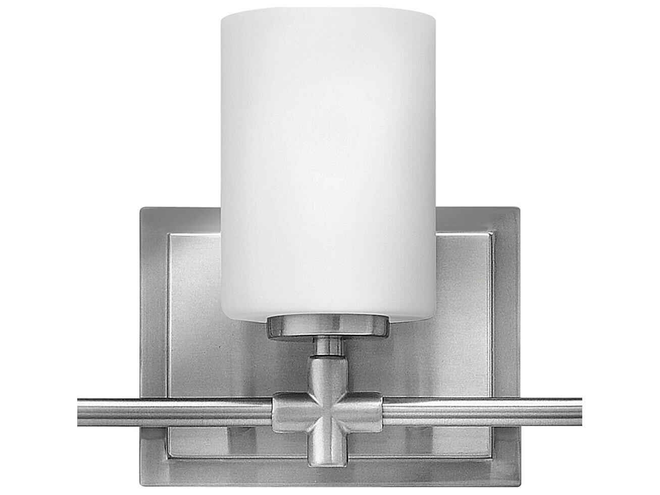 Hinkley Laurel Brushed Nickel Glass Vanity Light