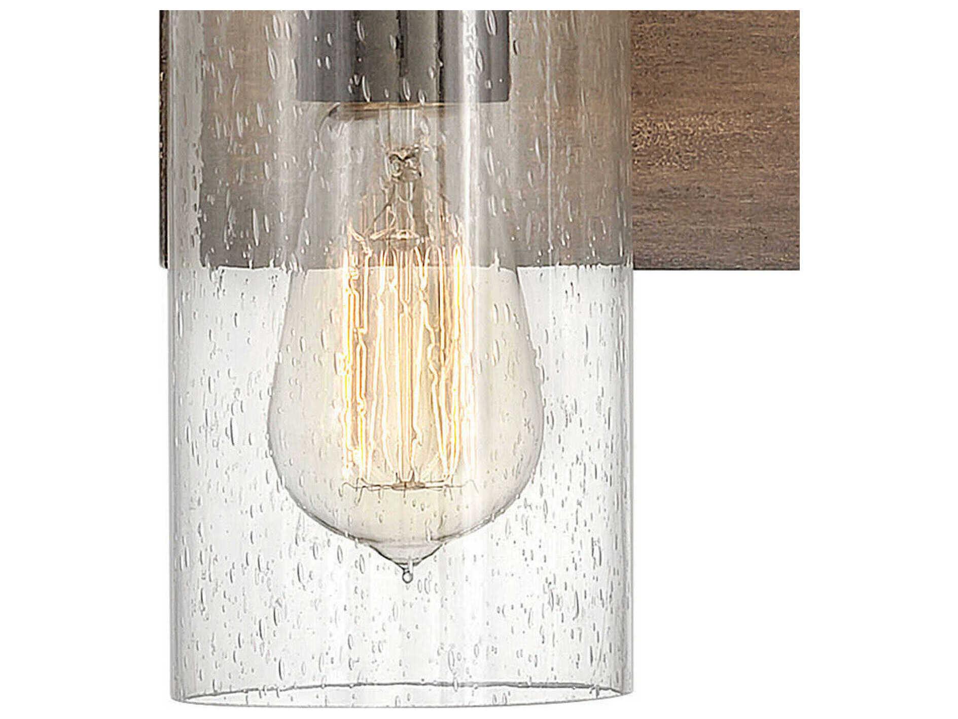 Hinkley Sawyer 3-Light Sequoia Brown Glass Vanity Light