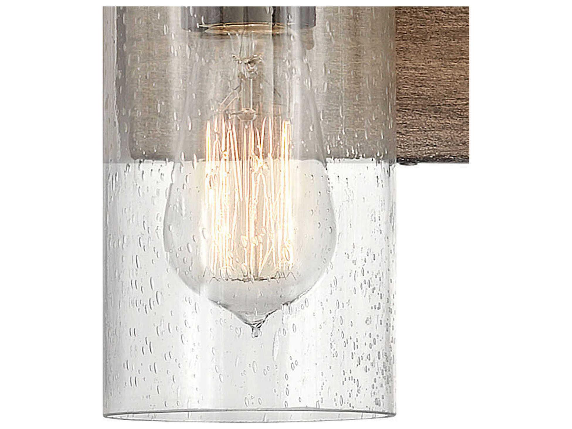 Hinkley Sawyer 4-Light Sequoia Brown Glass Vanity Light