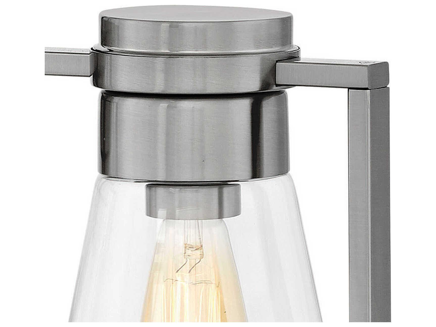 Hinkley Refinery 6-Light Brushed Nickel With Clear Glass Island Pendant