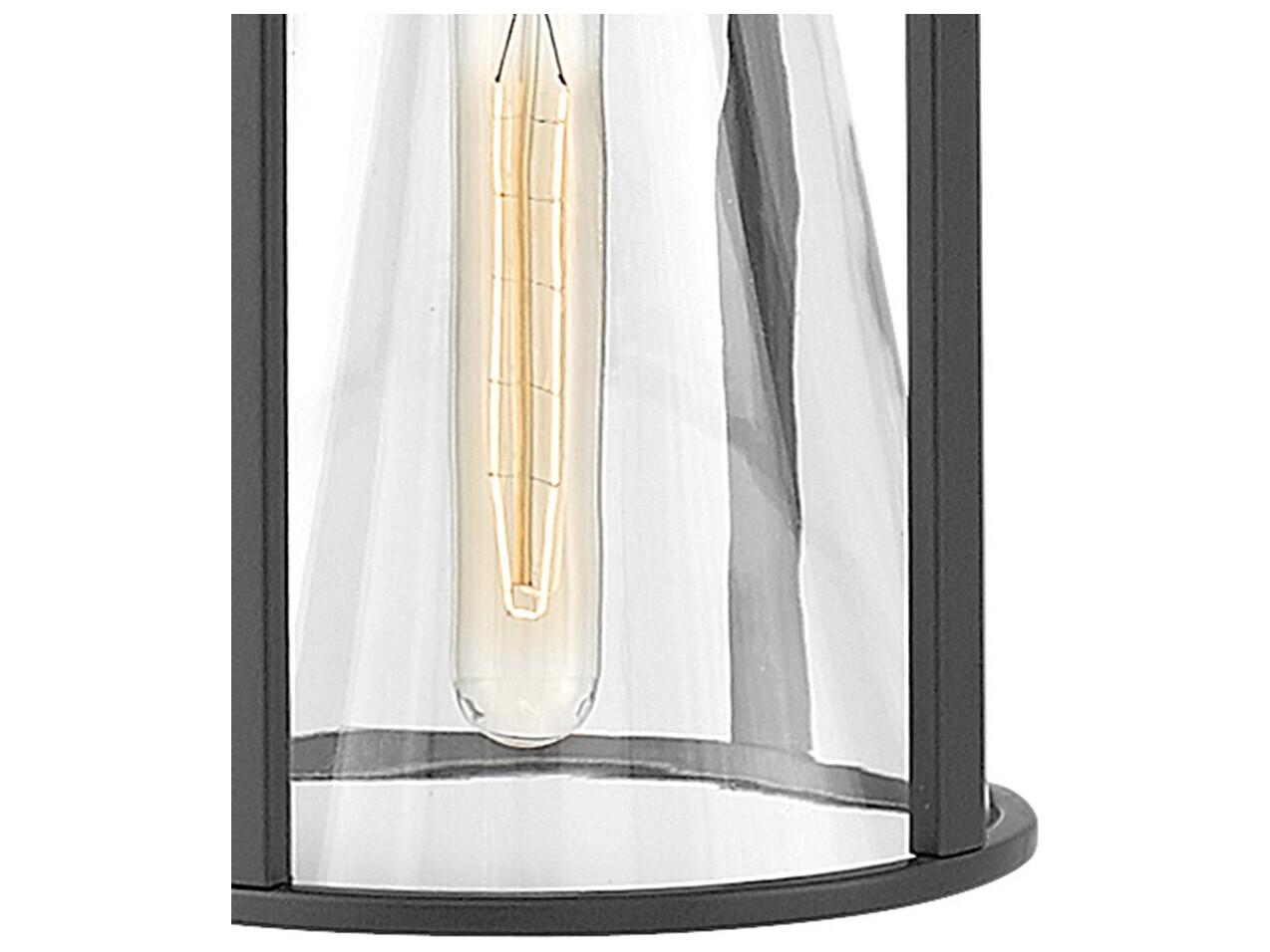 Hinkley Refinery 1-Light Black Glass Mini Pendant