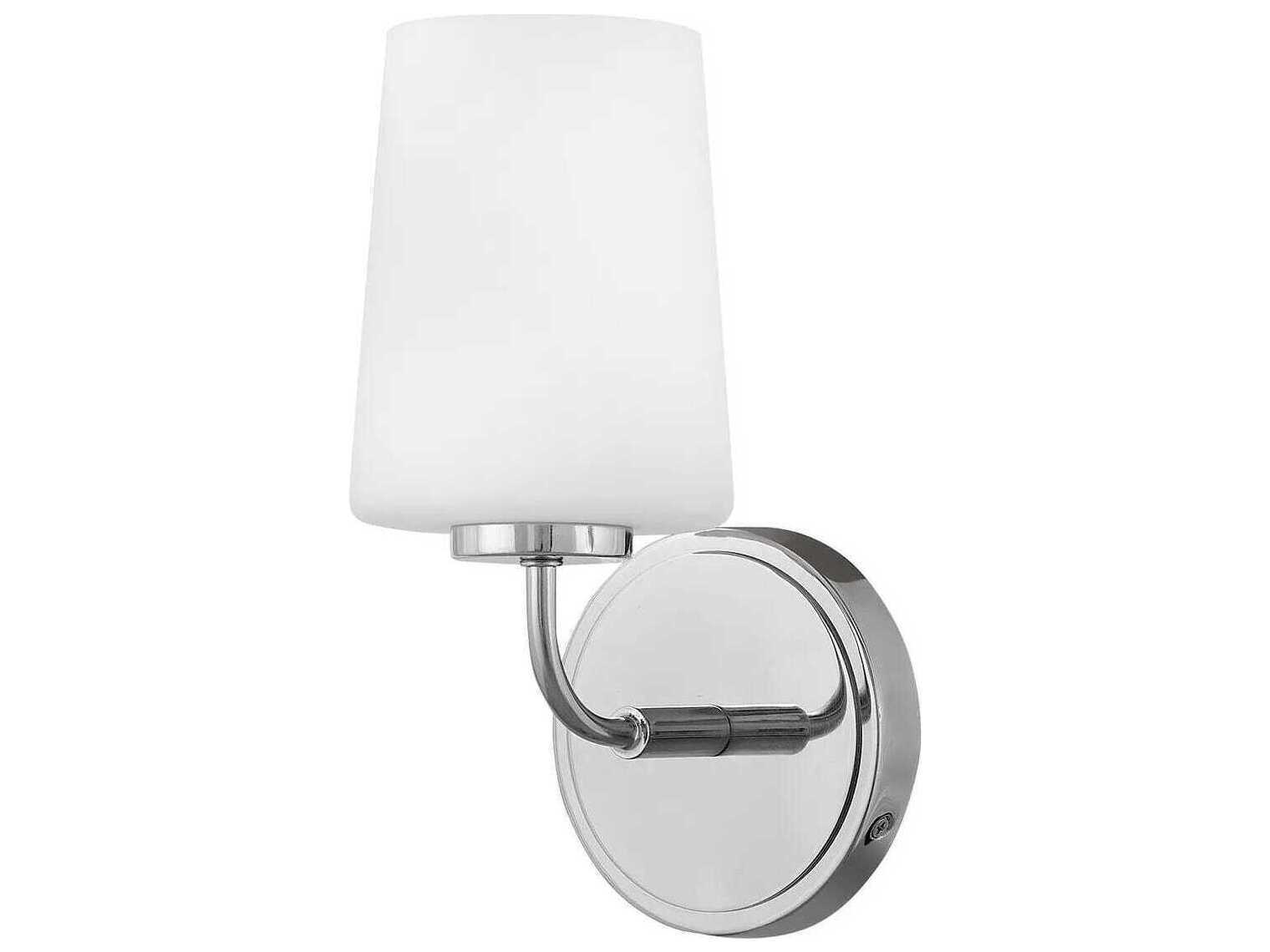 Hinkley Kline 1-Light Chrome Glass Wall Sconce