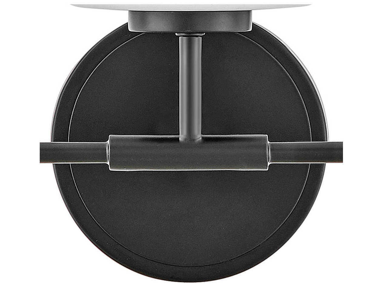 Hinkley Kline 3-Light Black Glass Vanity Light