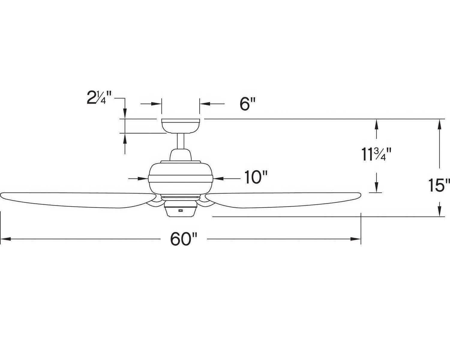 Hinkley Bimini 60" Ceiling Fan