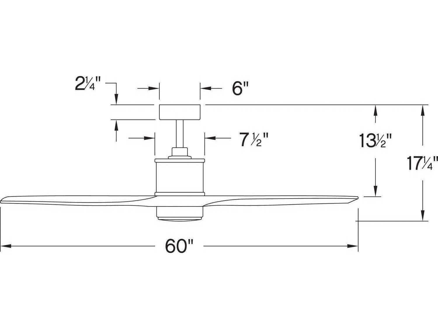 Hinkley Hover 60" LED Ceiling Fan