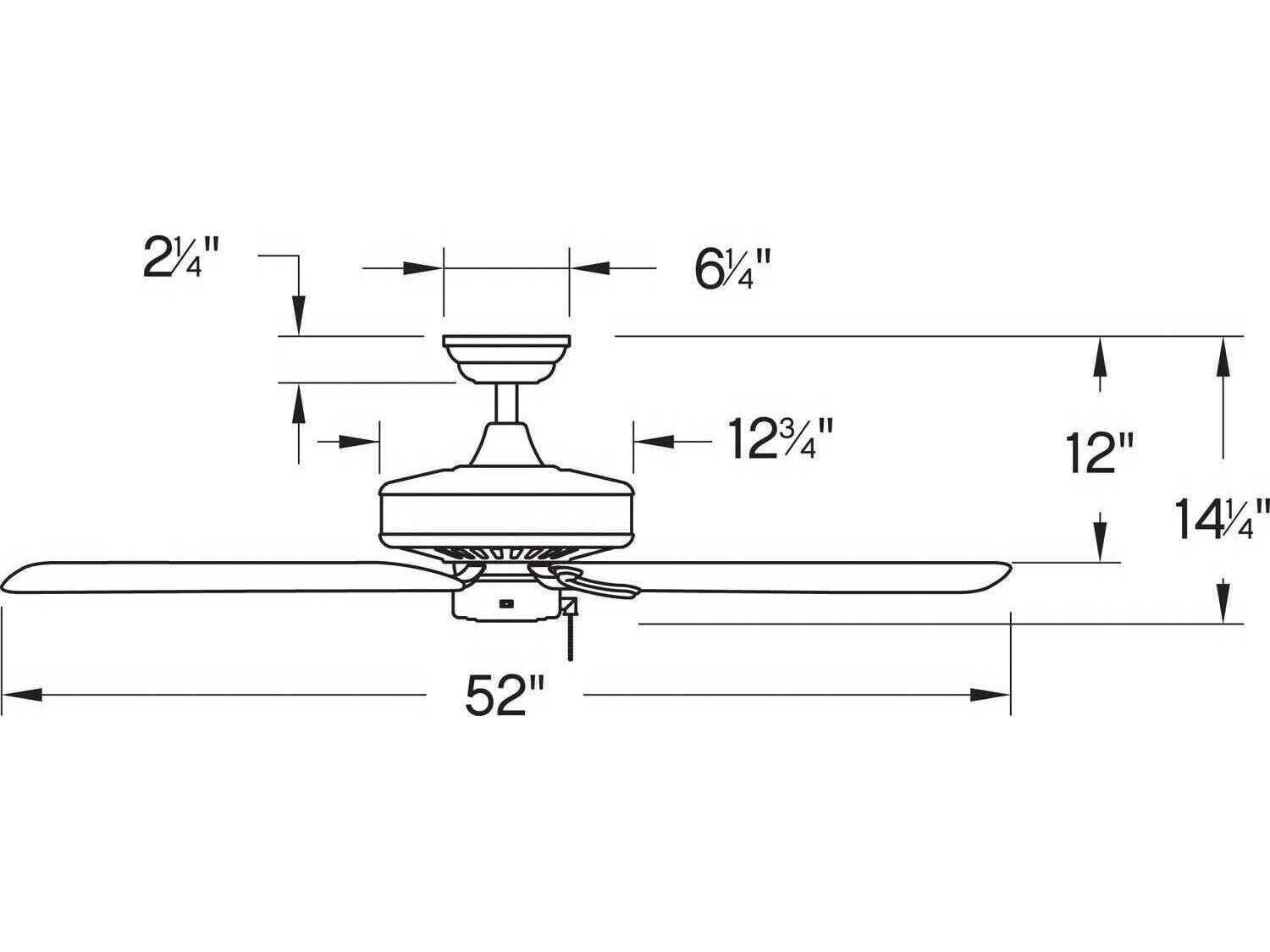 Hinkley Oasis 52" Ceiling Fan