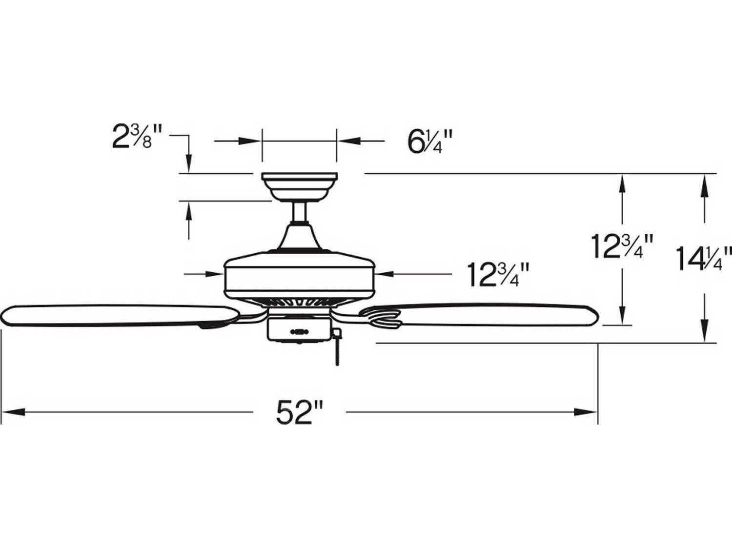 Hinkley Oasis 60" Ceiling Fan