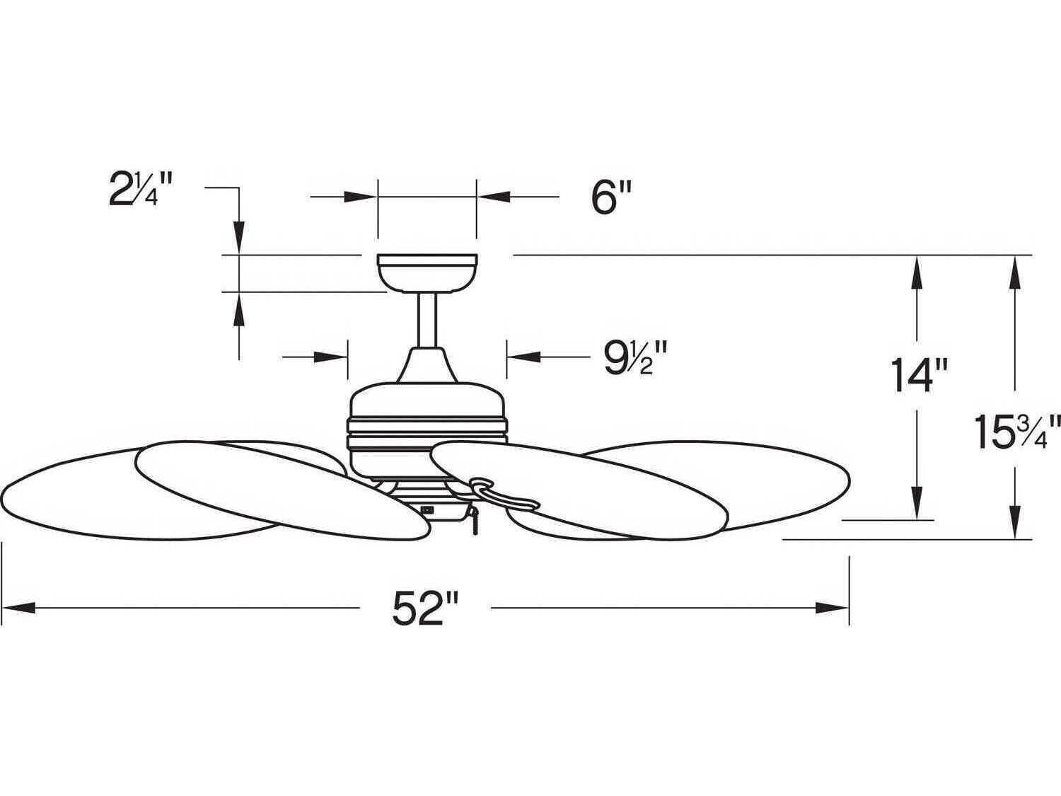 Hinkley Tropic Air 52" Ceiling Fan