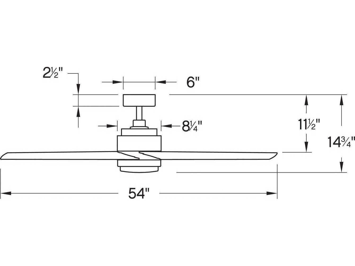 Hinkley Tier 54" LED Ceiling Fan