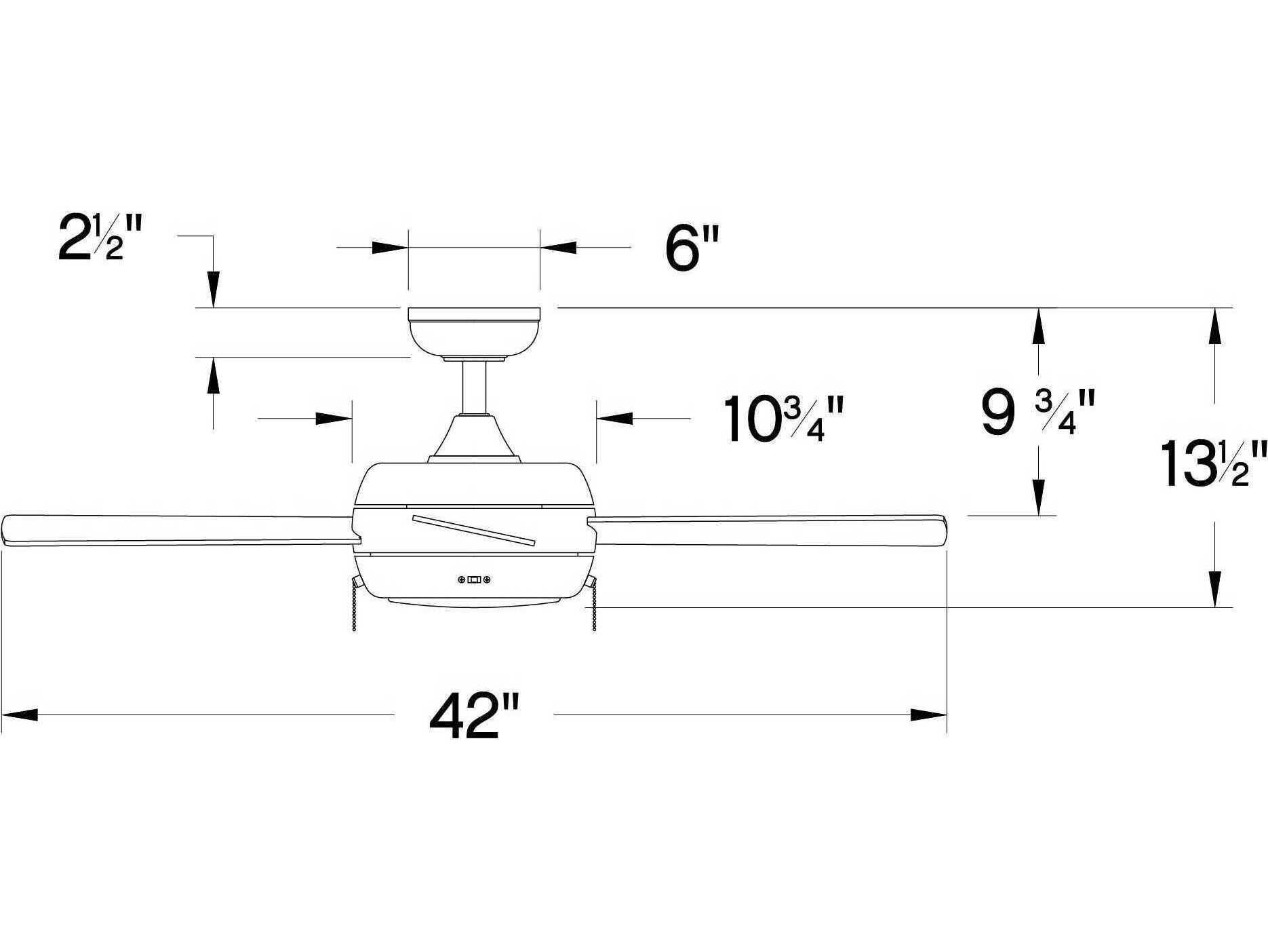 Hinkley Croft 42" LED Ceiling Fan