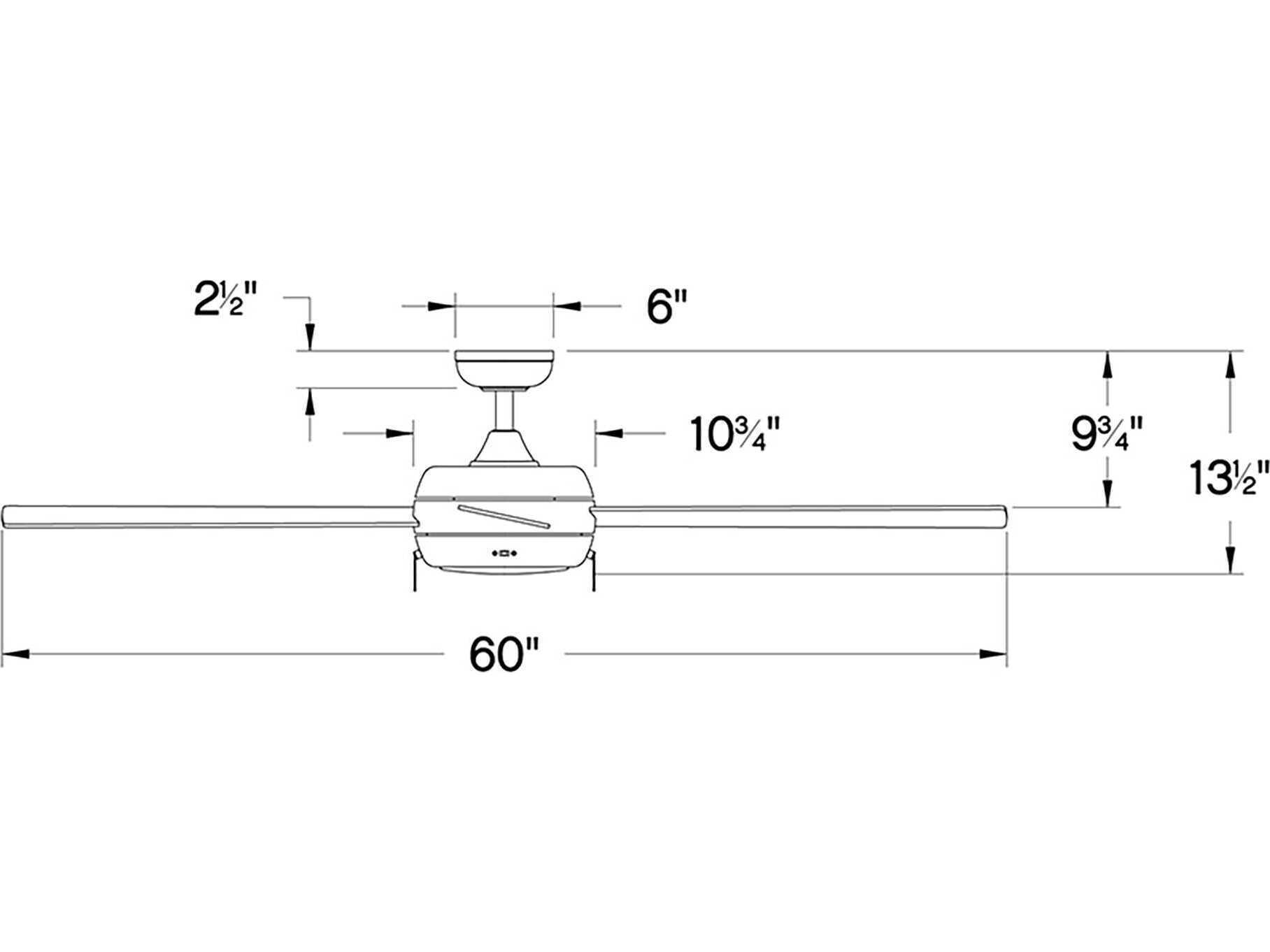 Hinkley Croft 60" LED Ceiling Fan