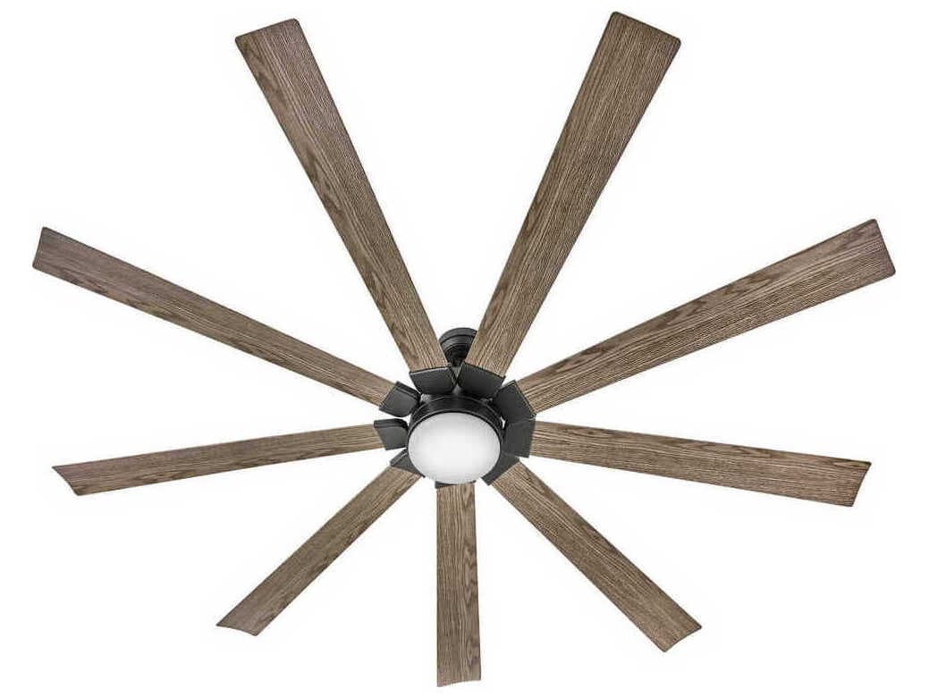 Hinkley Turbine 80" LED Ceiling Fan with Driftwood Baldes