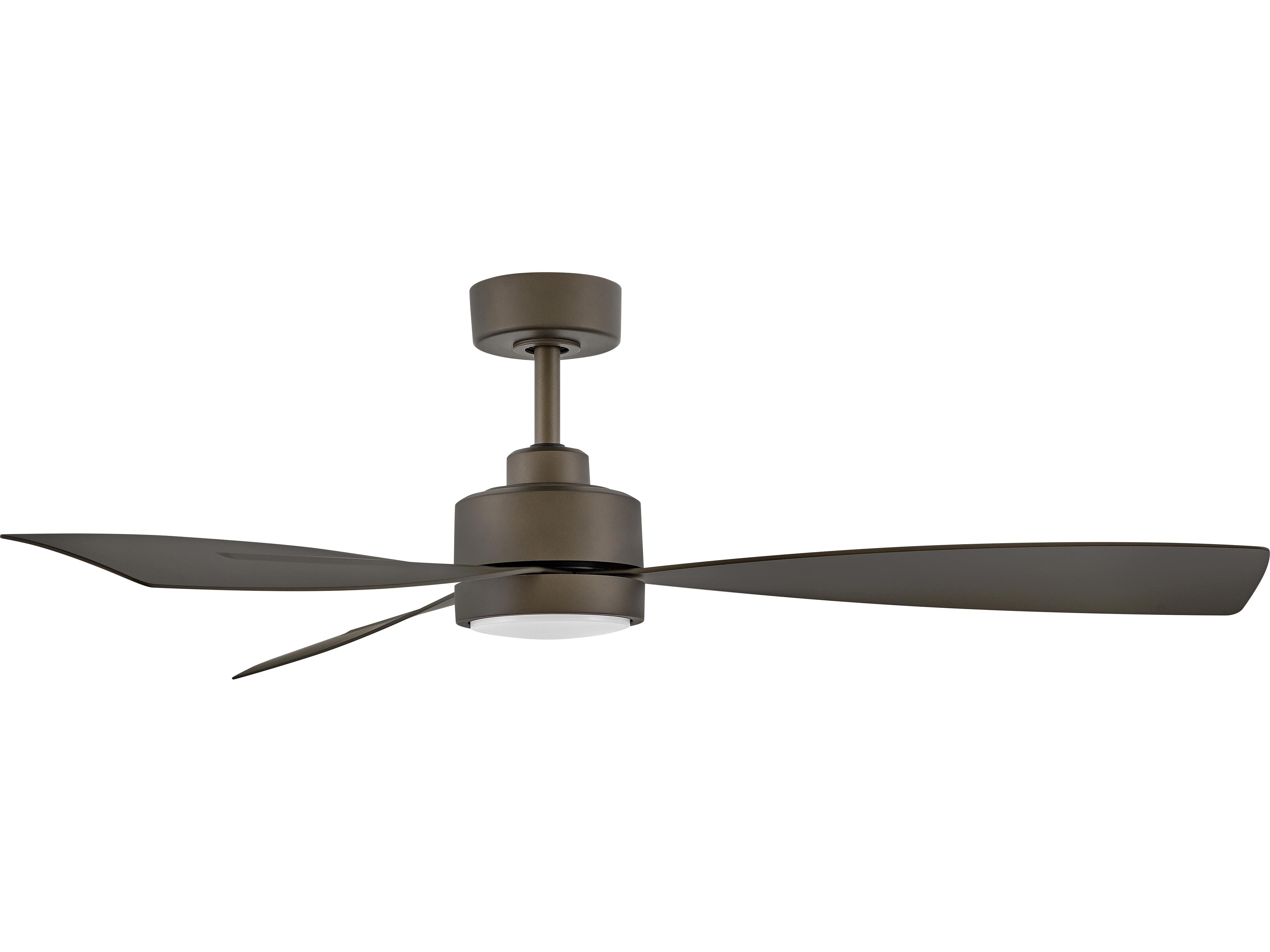 Hinkley Iver 56" LED Outdoor Ceiling Fan with Remote Control
