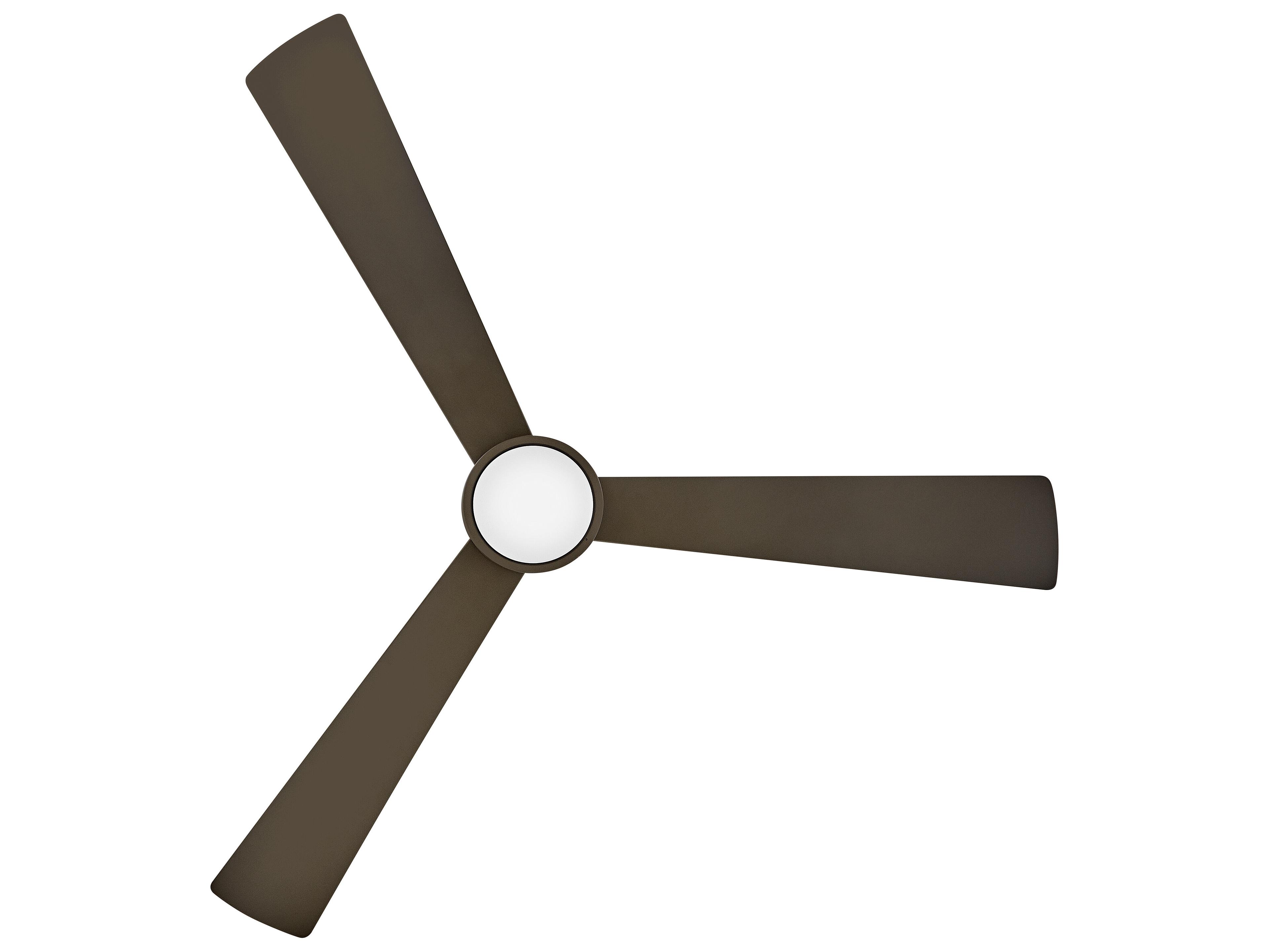 Hinkley Iver 56" LED Outdoor Ceiling Fan with Remote Control
