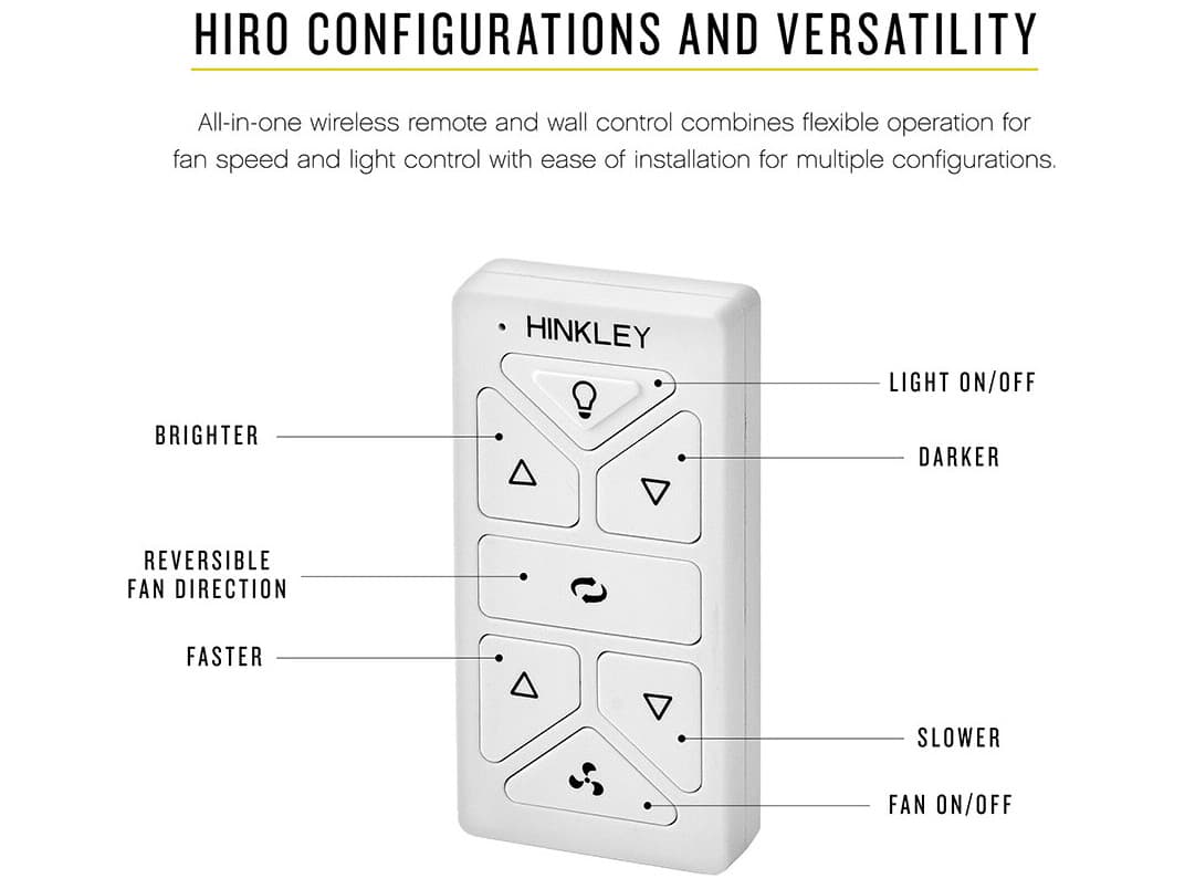 Hinkley Metro Illuminated HIRO Control