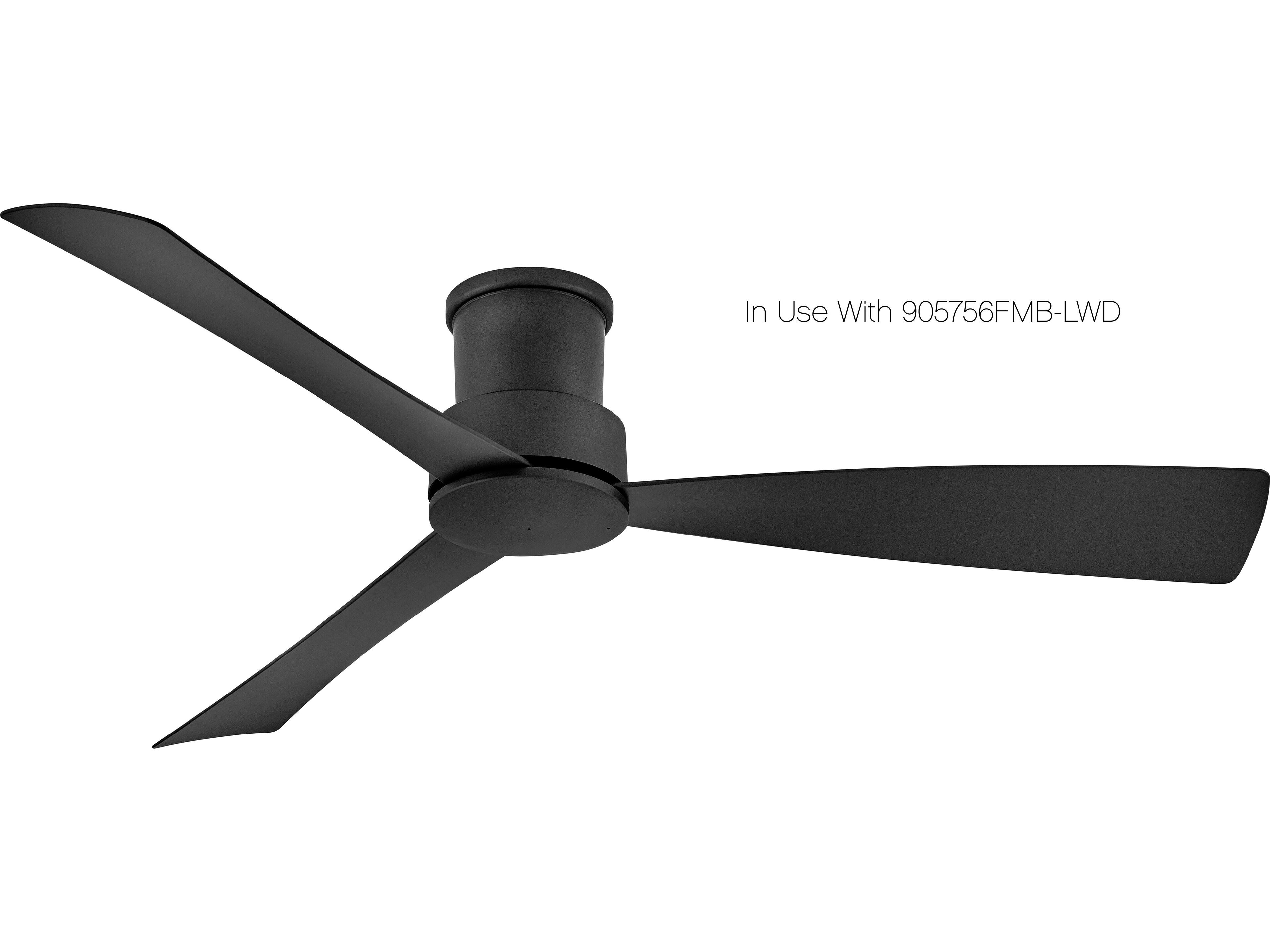 Hinkley Iver Matte Black Flush Mount Kit