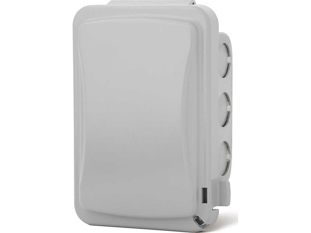 Infratech Single Duplex Switch Flush Mount & Gang Box 20 Amp Per Pole