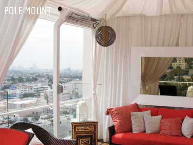 Infratech 8 Ft. Pole Mount For 39 Heaters