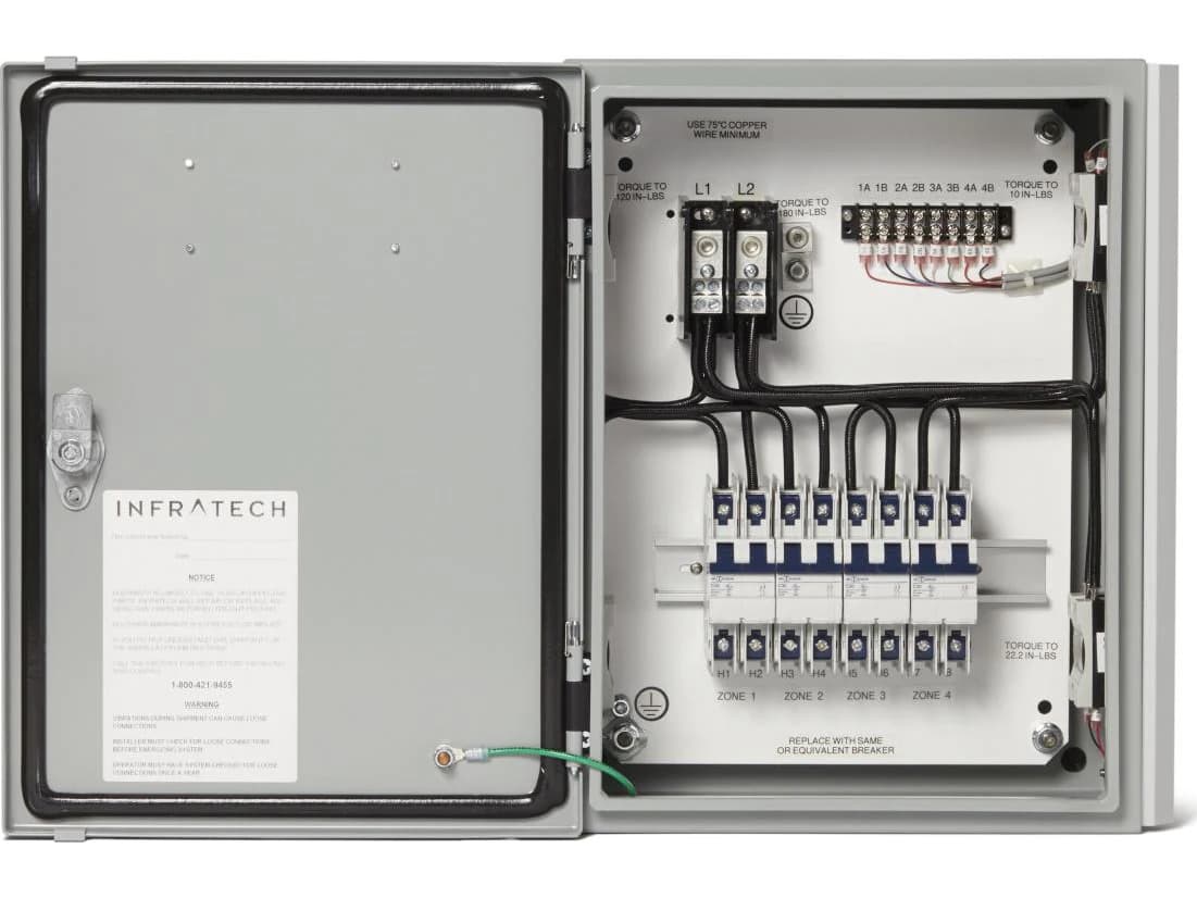 Infratech Solid State Steel Gray 5 Relay Panel Requires Analog Control