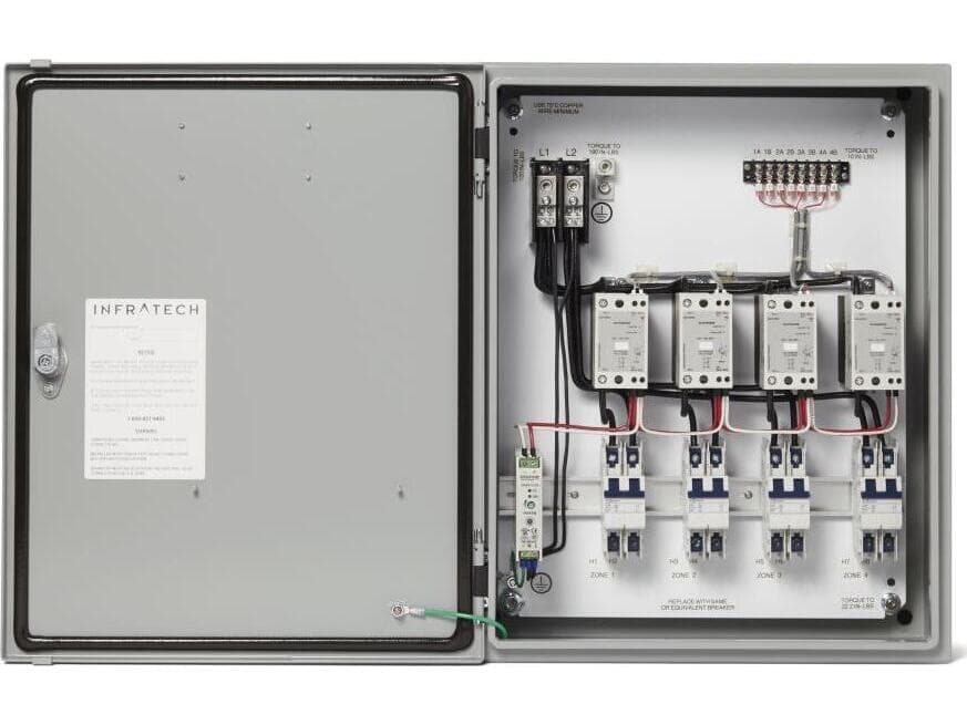 Infratech Steel Gray 2 Relay Home Management Panel