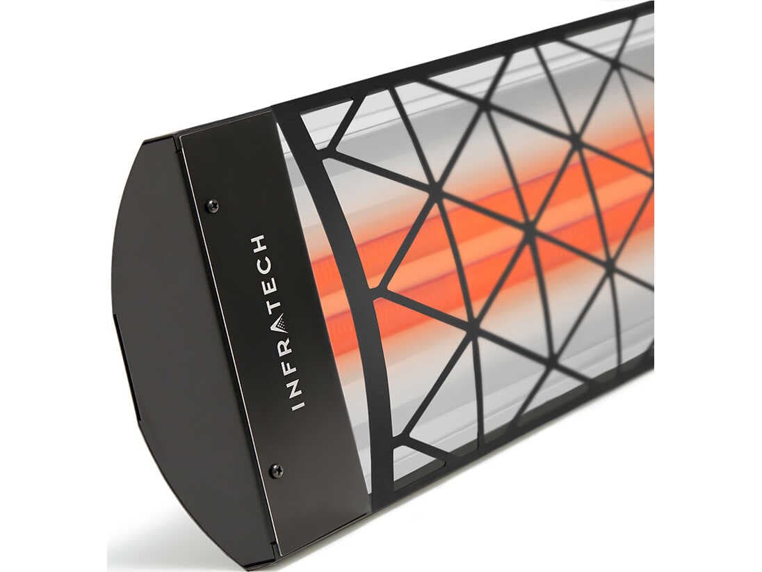 Infratech Dual Element Stainless Steel Black 39'' Contemporary Motif Upgrade Kit