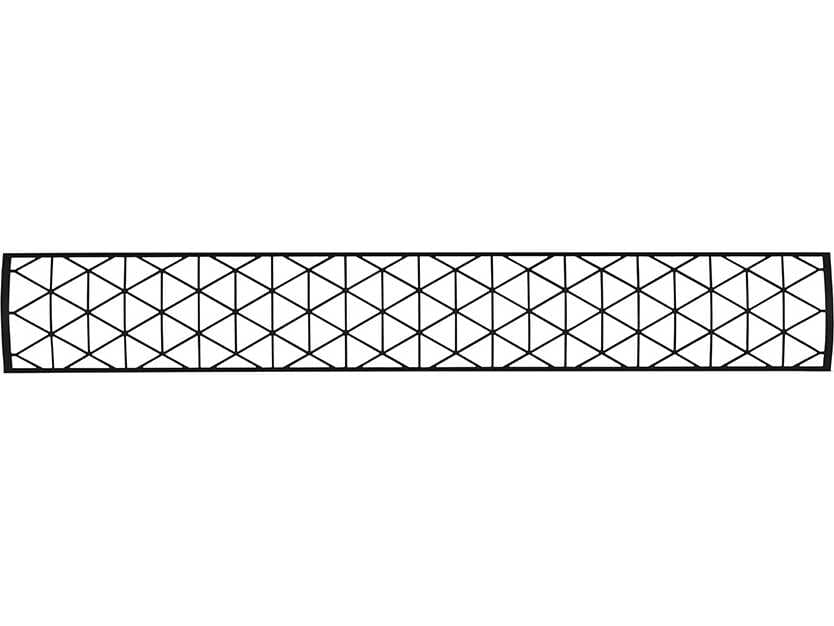 Infratech Dual Element Black 48" Contemporary Motif Upgrade Kit