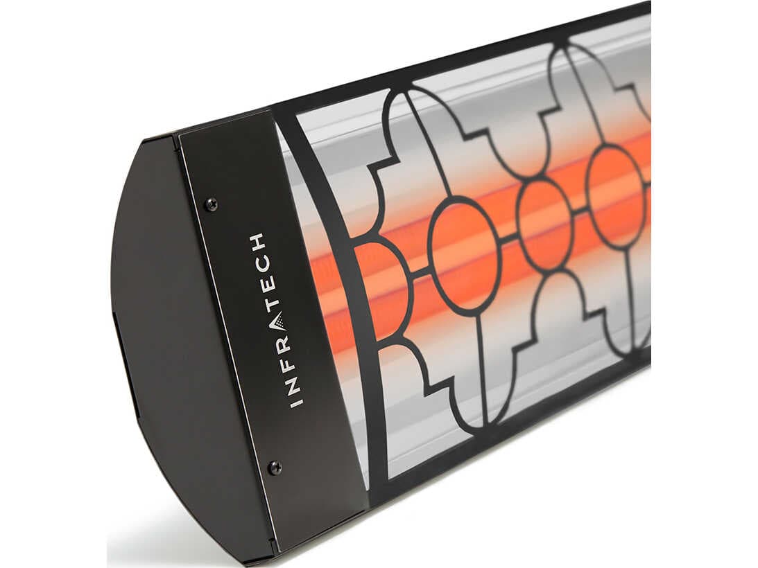 Infratech Dual Element Stainless Steel Black 61'' Mediterranean Motif Upgrade Kit