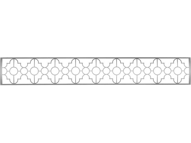 Infratech Single Element Stainless Steel 48" Mediterranean Motif Upgrade Kit