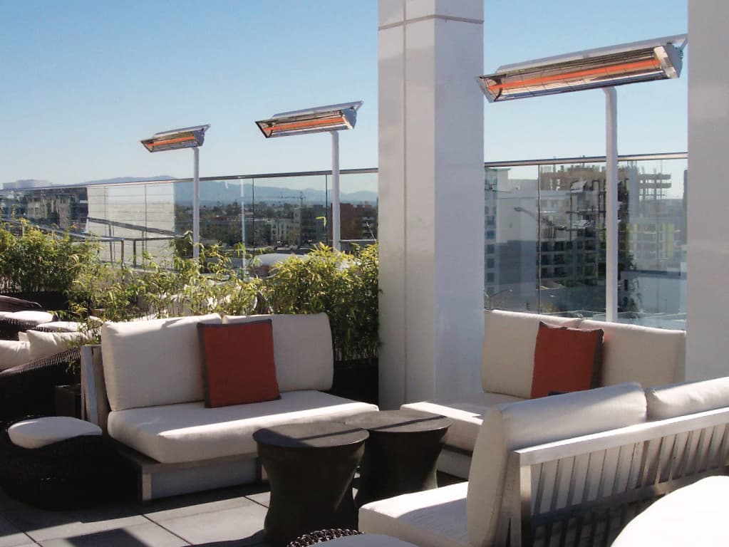 Infratech W Series Stainless Steel 33 Inches Wide 1500 Watt 240 Volt 6.3 Amps Patio Heater