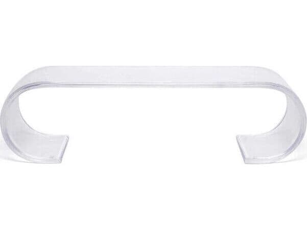 Interlude Home Chelsea Rectangular Acrylic Clear Coffee Table