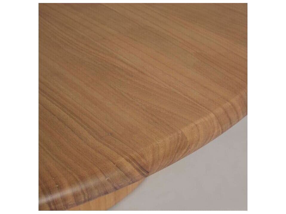 Interlude Home Tinsley Round Wood Husk Coffee Table