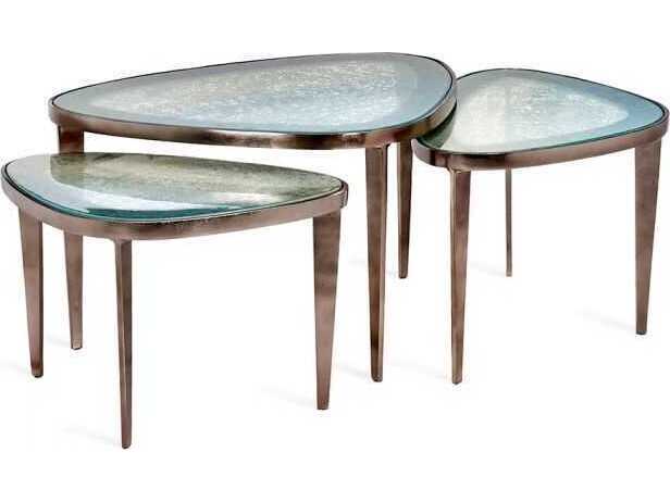 Interlude Home Jan Glass Coffee Table