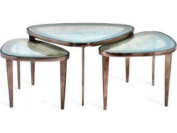 Interlude Home Jan Glass Coffee Table