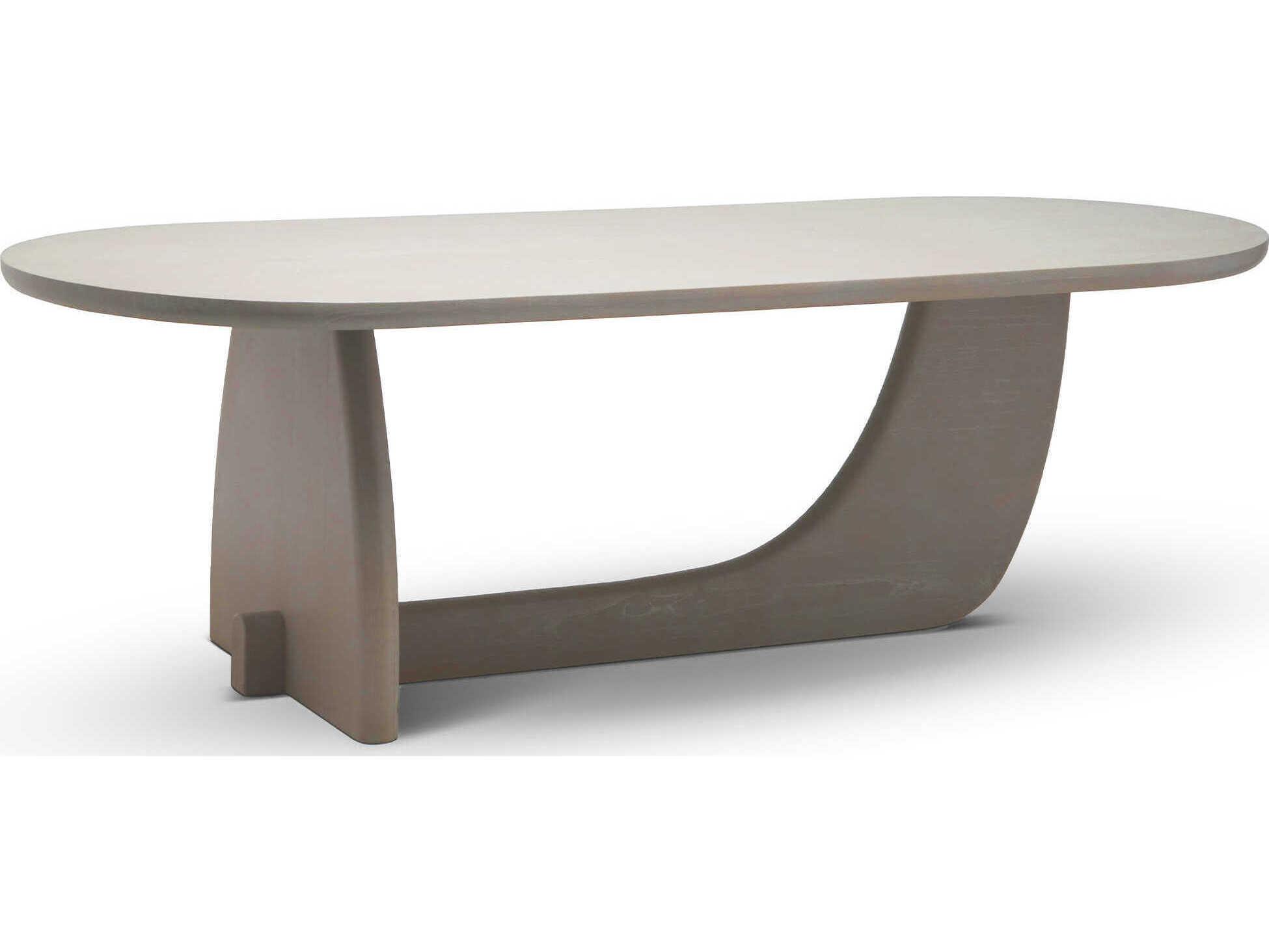 Interlude Home Slade Oval Wood Cliffside Dining Table