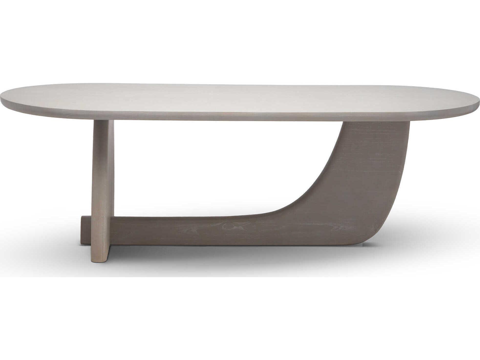 Interlude Home Slade Oval Wood Cliffside Dining Table