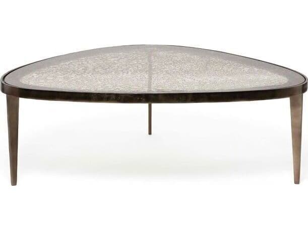 Interlude Home Jan Glass Twilight Bronze Coffee Table