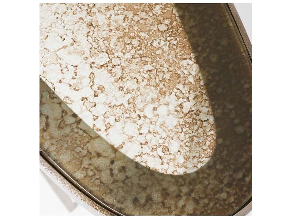 Interlude Home Jan Glass Twilight Bronze Console Table