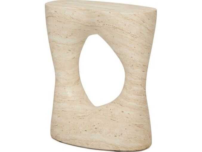 Interlude Home Josephine Oval Concrete End Table