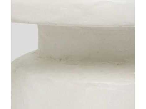 Interlude Home Malone Round Faux Marble End Table