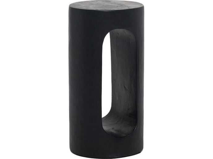Interlude Home Wesley Round Concrete End Table