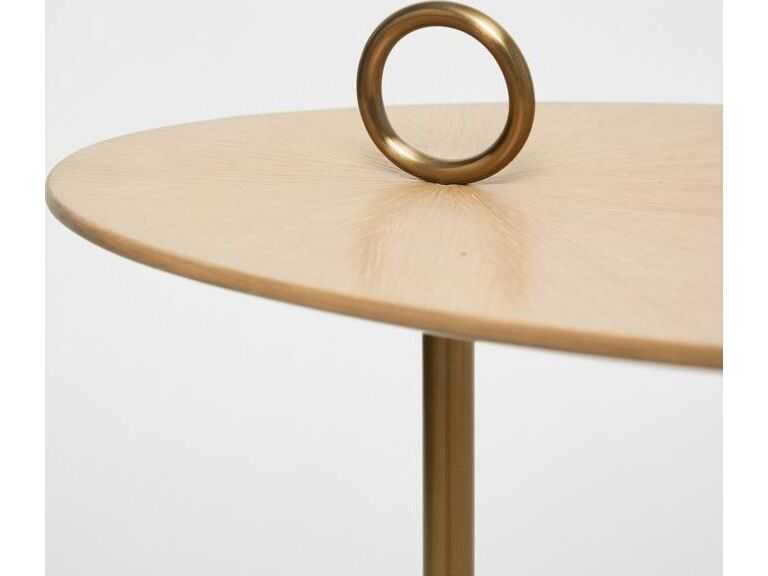 Interlude Home Owen Oval Wood End Table