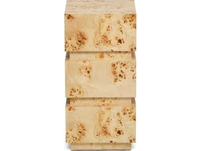 Interlude Home Bianca Square Wood End Table