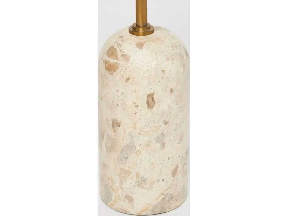 Interlude Home York Round Marble End Table