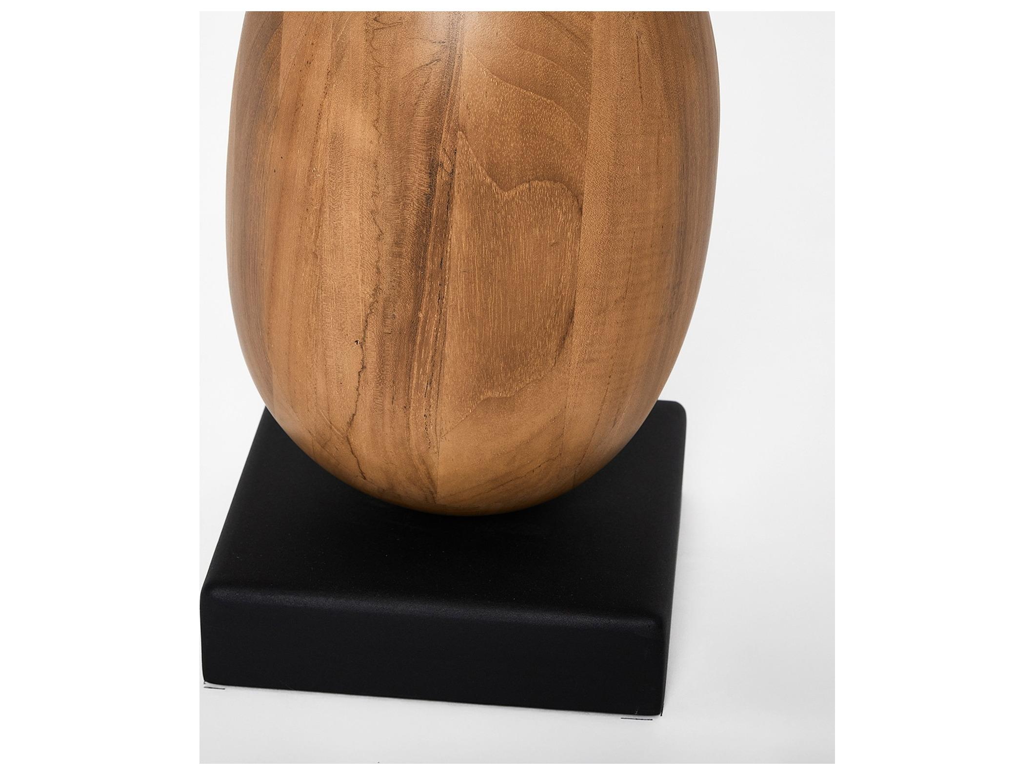 Interlude Home Sienna Tawny Matte Black Sculpture