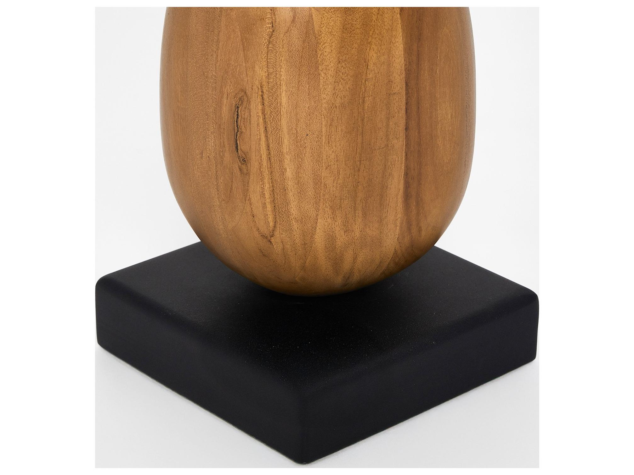 Interlude Home Pietro Tawny Matte Black Sculpture
